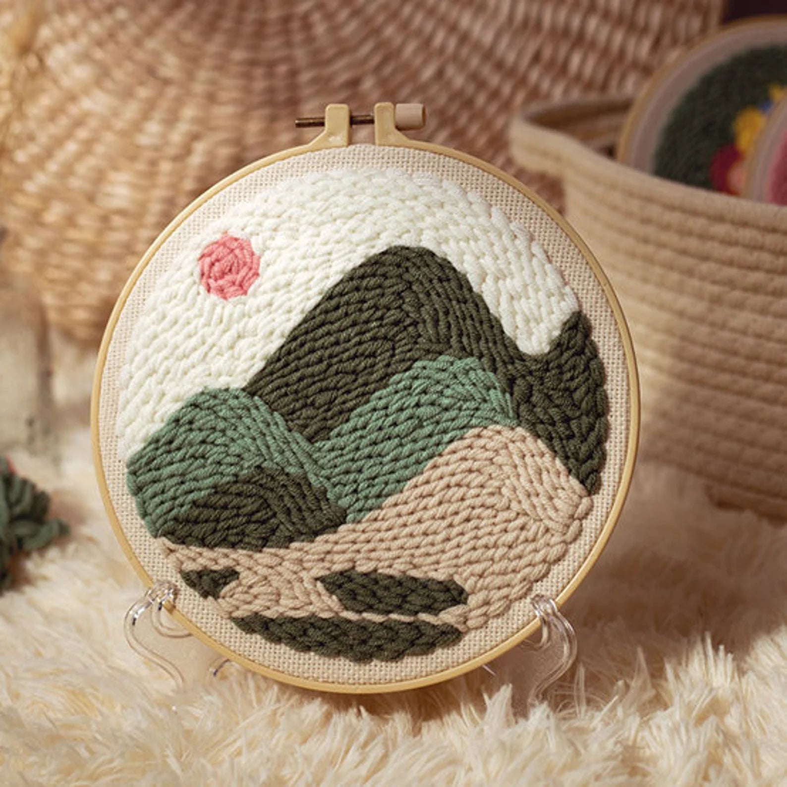 Pre-Designed Punch Needle Kits