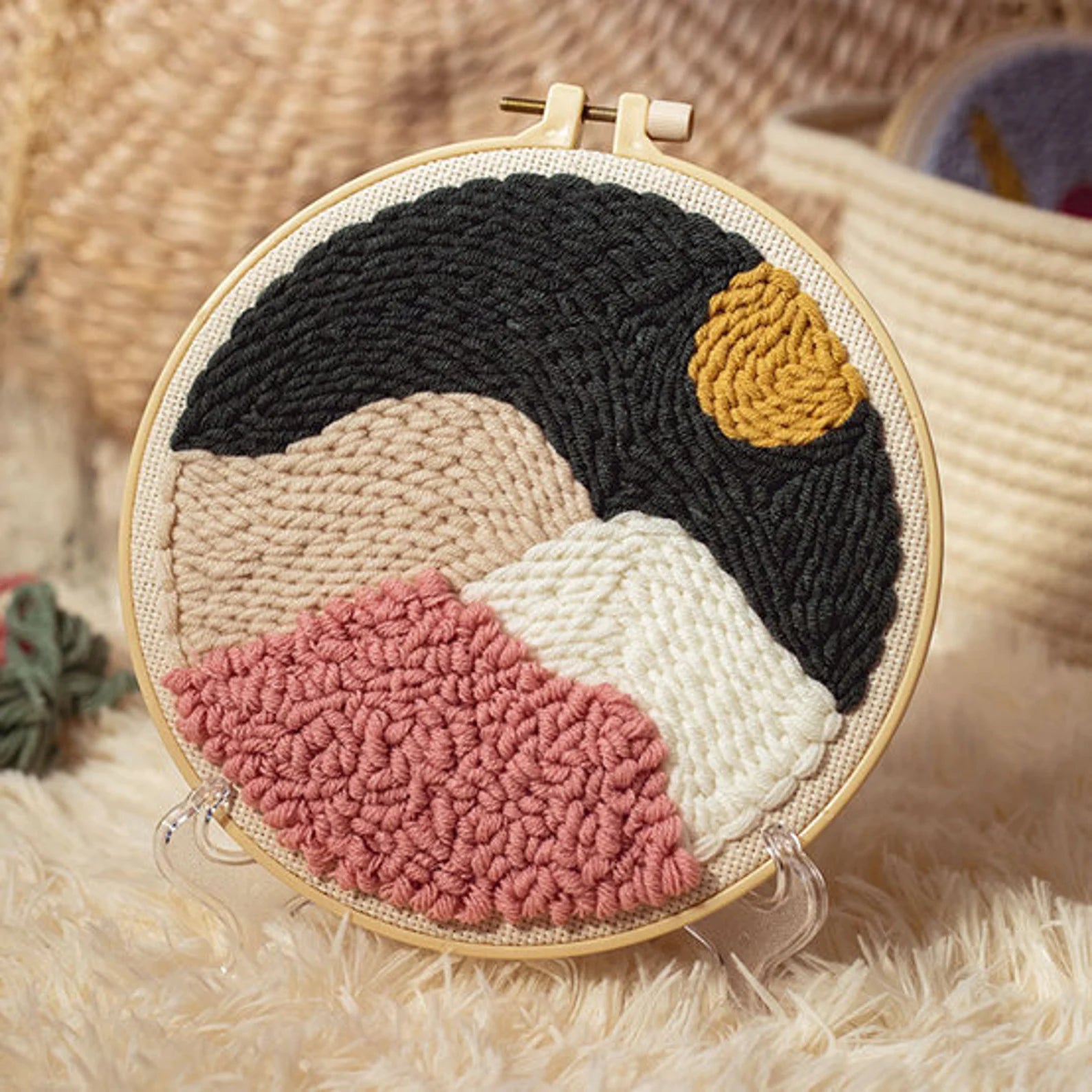 Pre-Designed Punch Needle Kits