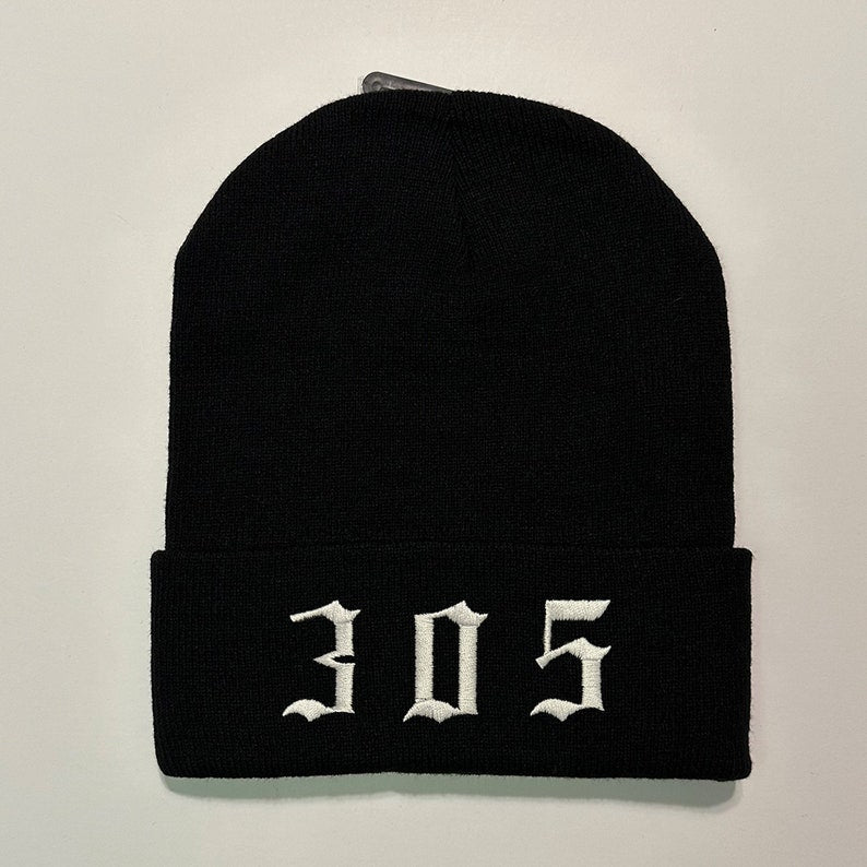 Embroidery Winter Hat Skull Cap