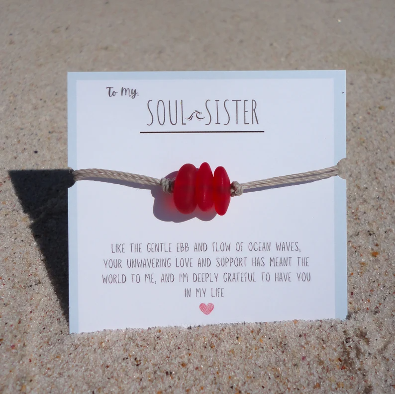 Soul Sister Sea Glass Bracelet