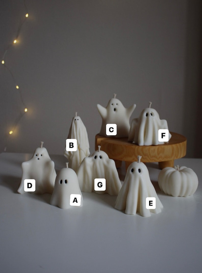 Ghost Candles,  Halloween Candles,  Halloween decorations