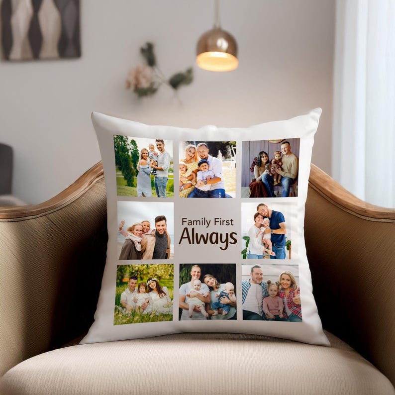 Personalized Photo Collage Pillow