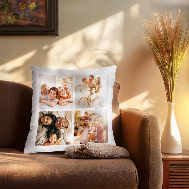 Personalized Photo Collage Pillow