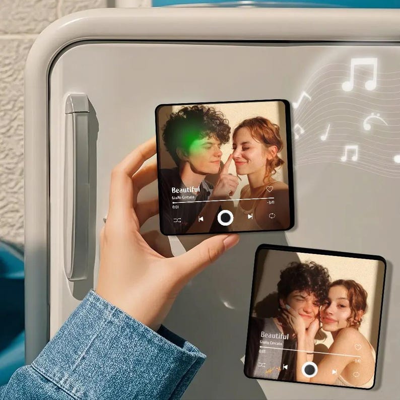 Personalized Music Fridge Magnet