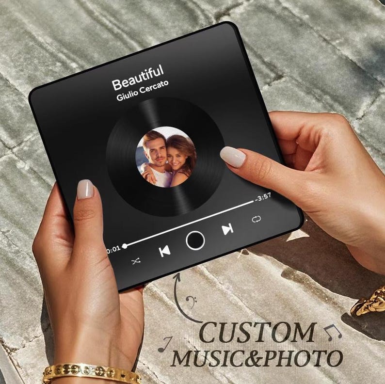 Personalized Music Fridge Magnet