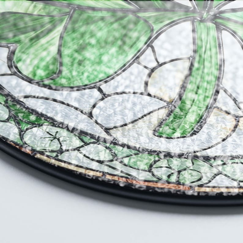 Shamrock Stained Glass Suncatcher, St. Patrick's Day Decoration