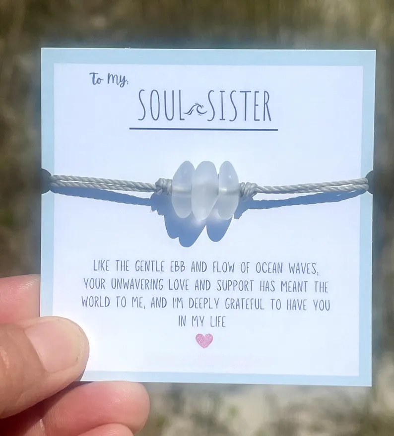 Soul Sister Sea Glass Bracelet