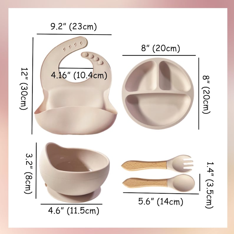 Personalised Baby Silicone Cutlery Set
