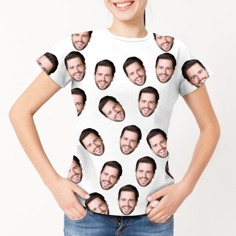 Custom Photo Face T-shirt