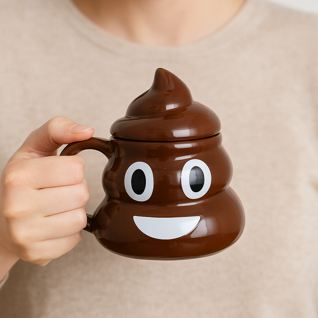 Mug Rigolo Émoji Caca