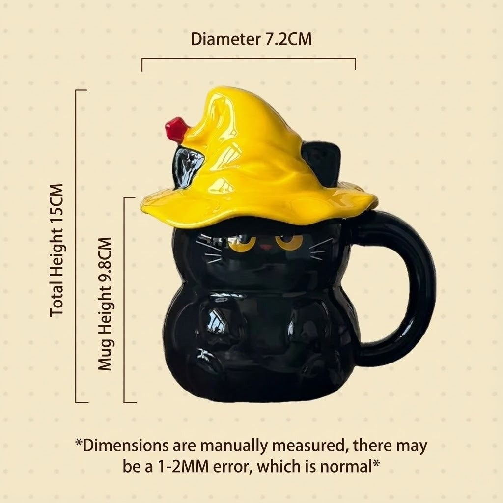 Midnight Witch Cat Mug