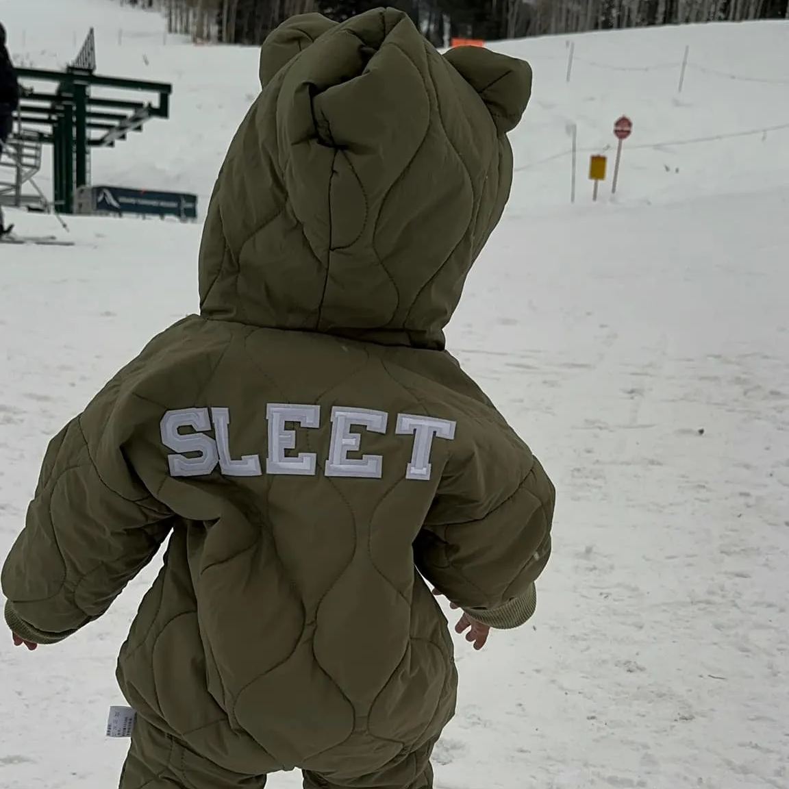 Personalized Hand Patch Kids Lightweight Puffer Romper