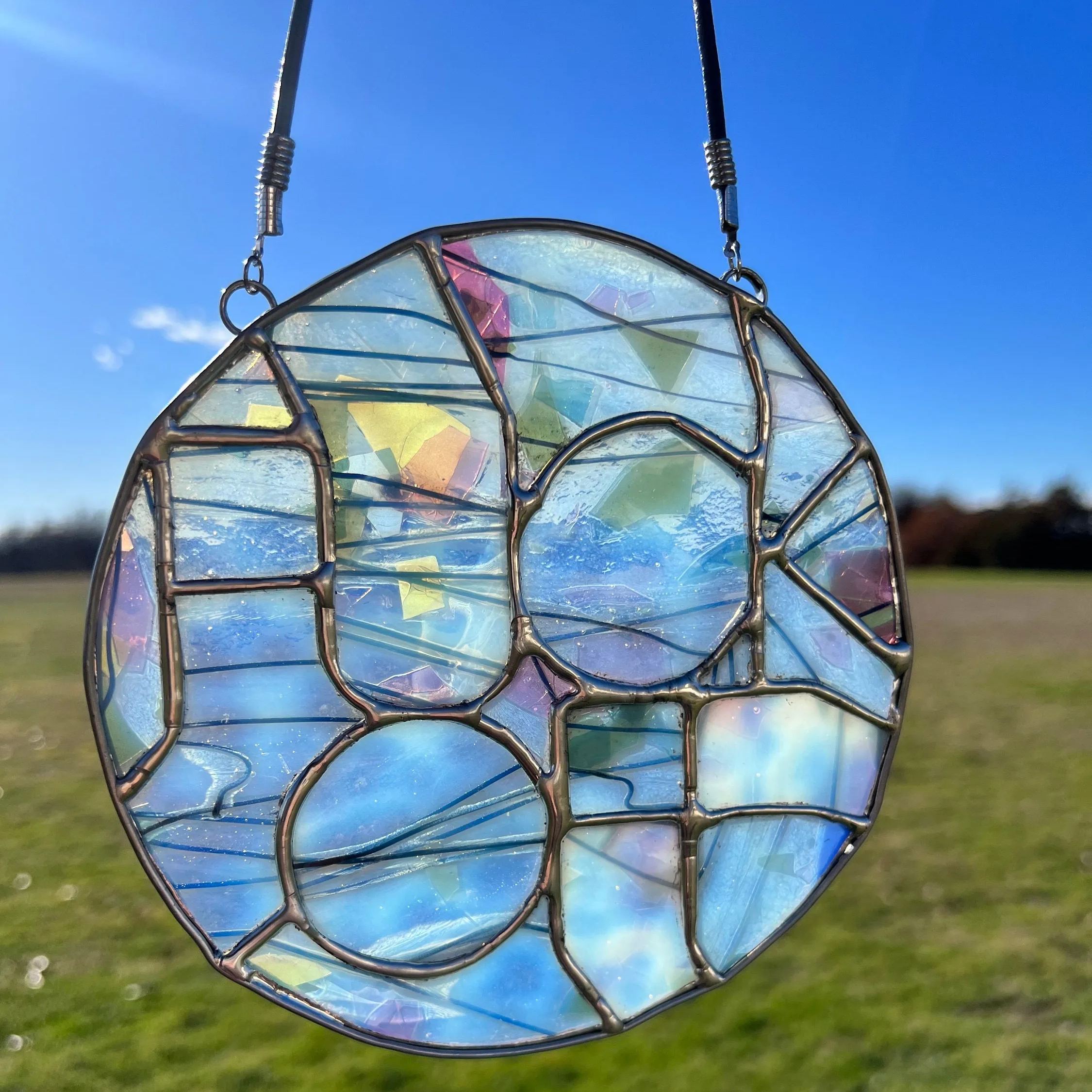 Funny saying F OFF colorful pendant