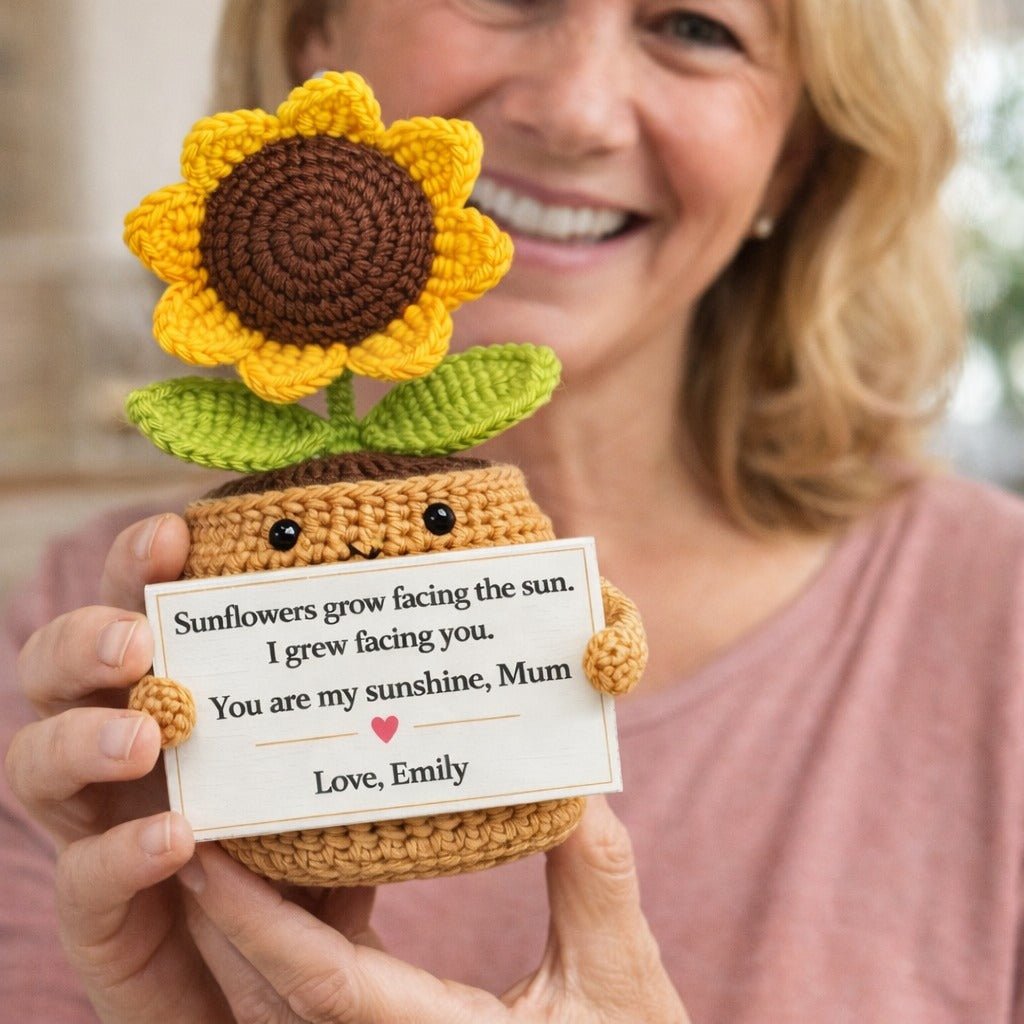 You are my sunshine - Custom Flower Crochet Mother's Day Gift
