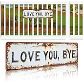 Love You, Bye – Vintage Metal Wall Sign