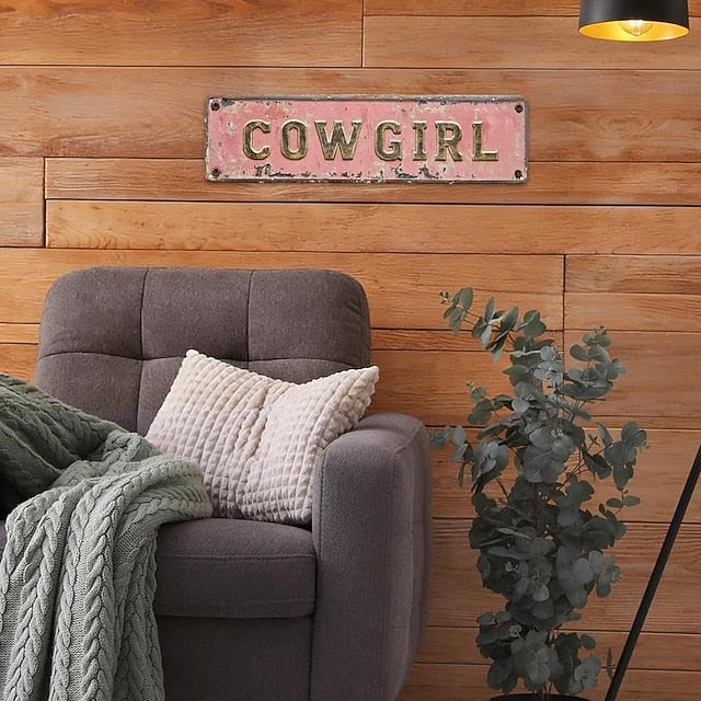 Love You, Bye – Vintage Metal Wall Sign