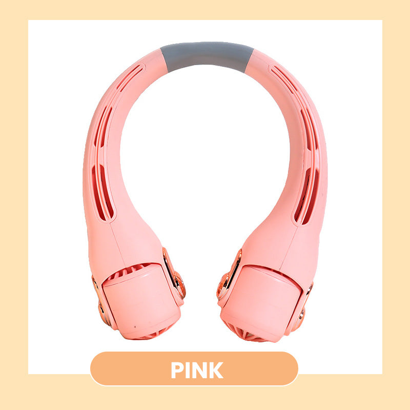 Portable Neck Fan – 360° Hands-Free Cooling Fan