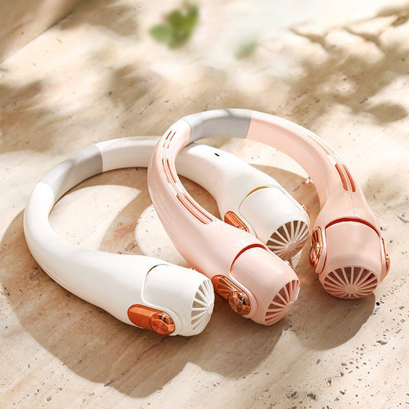 Portable Neck Fan – 360° Hands-Free Cooling Fan
