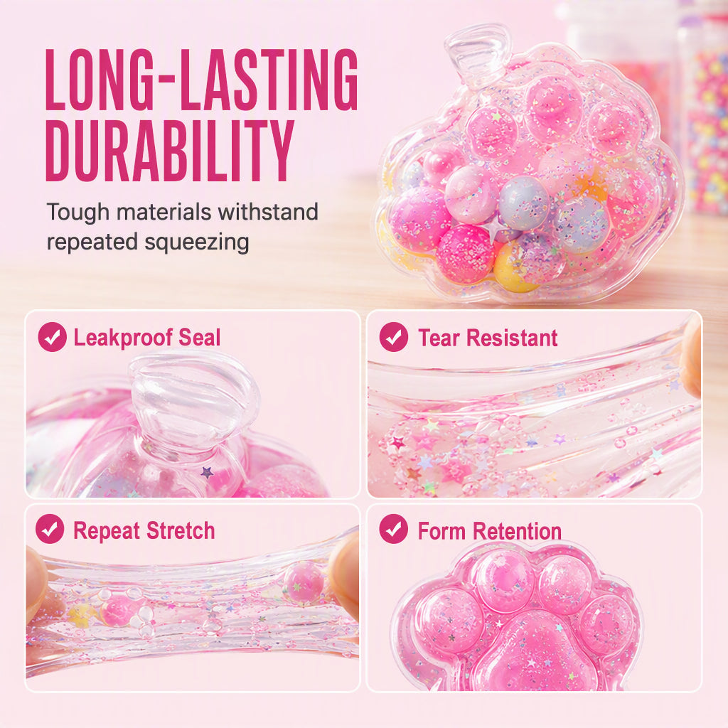 DIY Cat Paw Squishy Kit – Creative Sensory Toy for Stress Relief