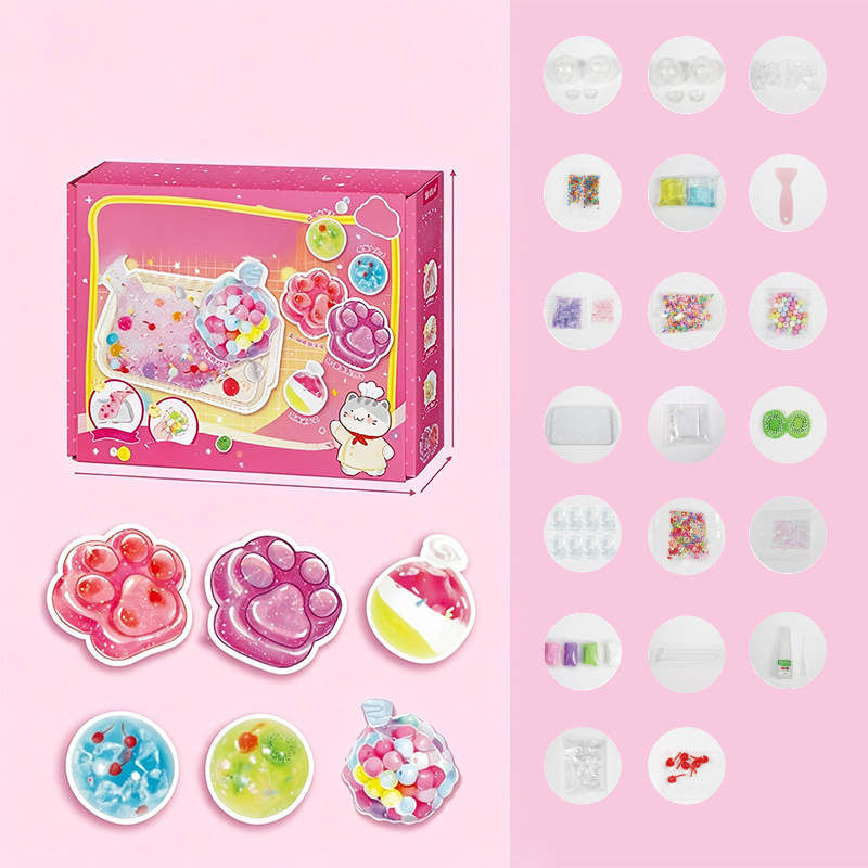 DIY Cat Paw Squishy Kit – Creative Sensory Toy for Stress Relief