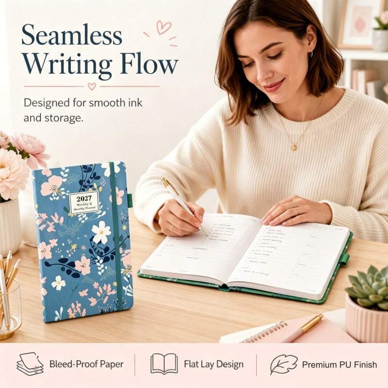 Elegant Floral 2027 Year Weekly Planner
