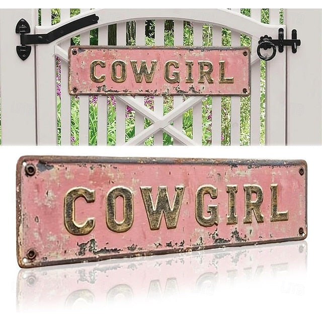 Love You, Bye – Vintage Metal Wall Sign