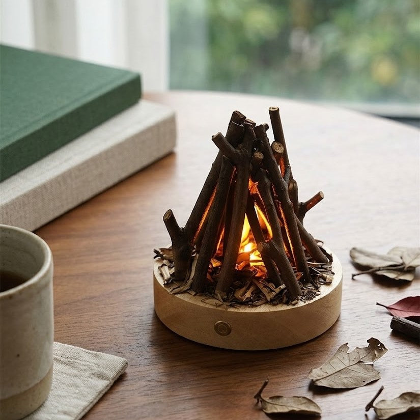 Little Campfire Night Table Lamp