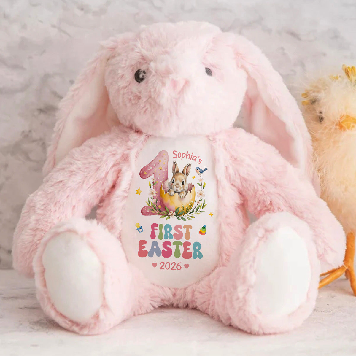 Baby's First Easter - Personalized Stuffed Bunny