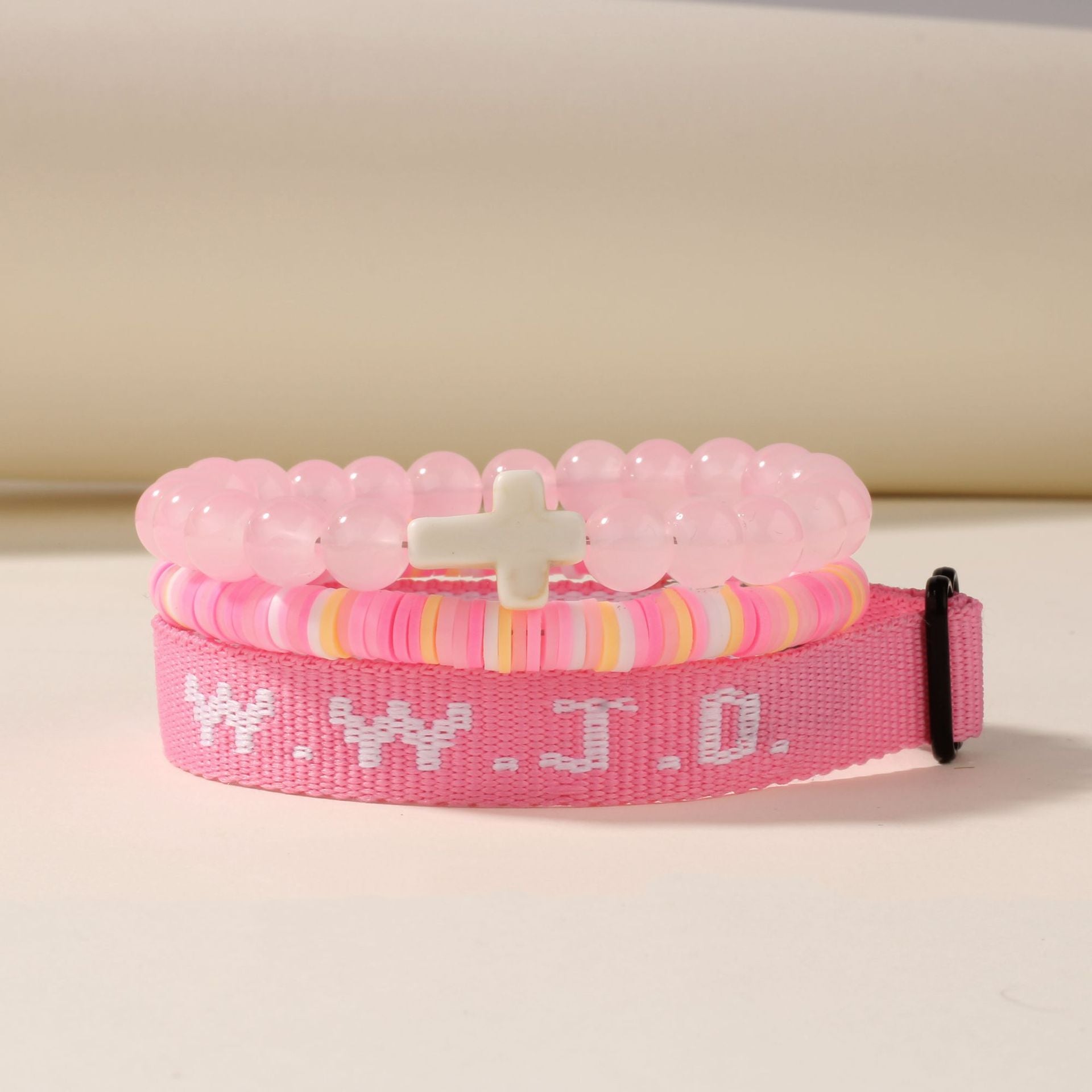 Cross Three-Piece Bracelet Woven Bracelet